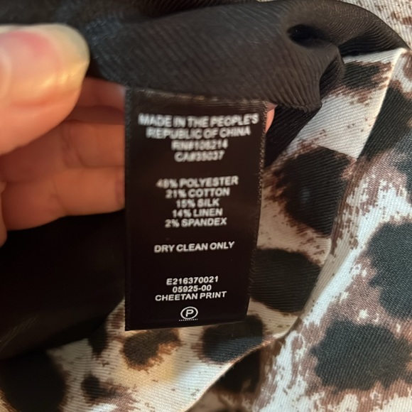 Joe’s” blazer cheetah print size L new with tags power blazer - Picture 5 of 7